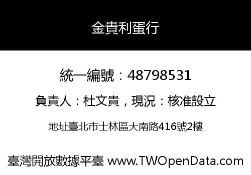 金貴利蛋行