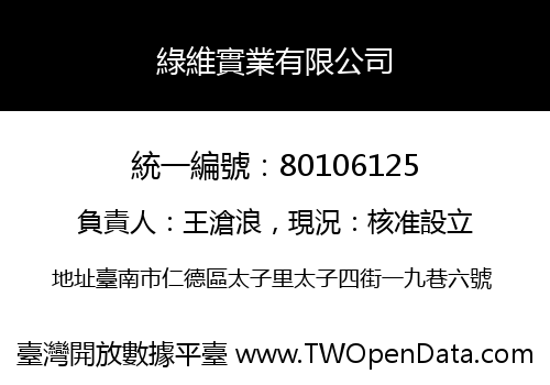 綠維實業有限公司