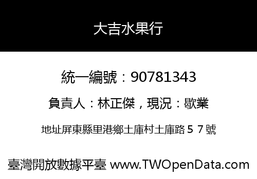 大吉水果行