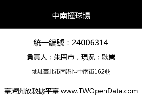中南撞球場