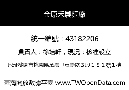 金原禾製麵廠