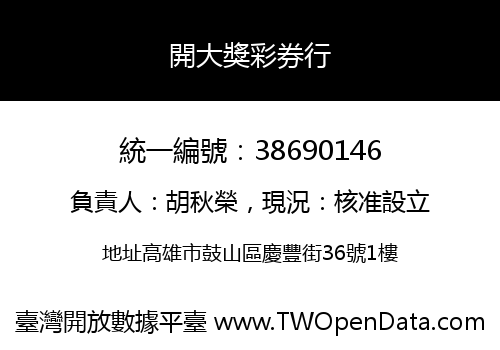 開大獎彩券行