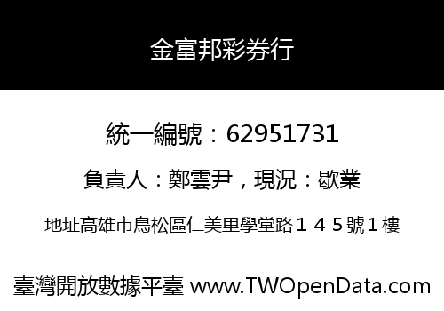 金富邦彩券行