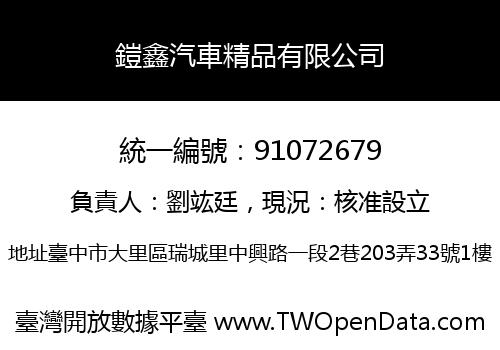 鎧鑫汽車精品有限公司