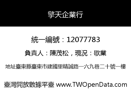 擎天企業行