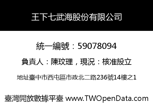 王下七武海股份有限公司