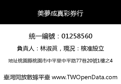 美夢成真彩券行