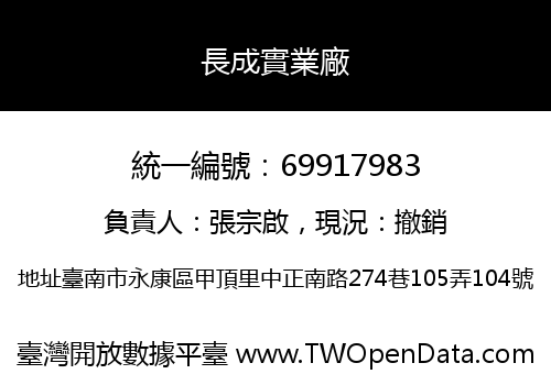 長成實業廠