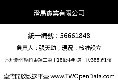澄易實業有限公司