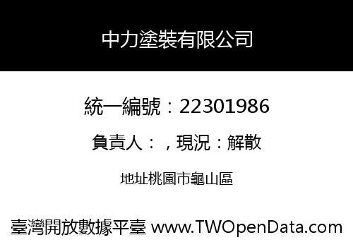 中力塗裝有限公司