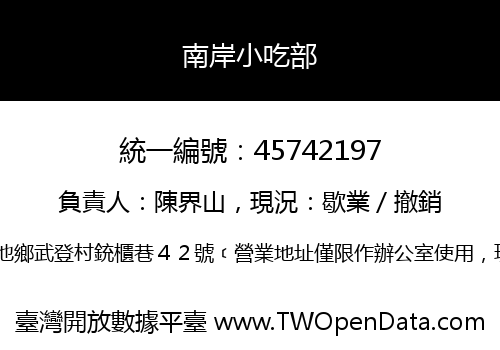 南岸小吃部