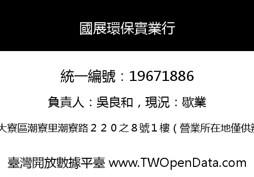 國展環保實業行