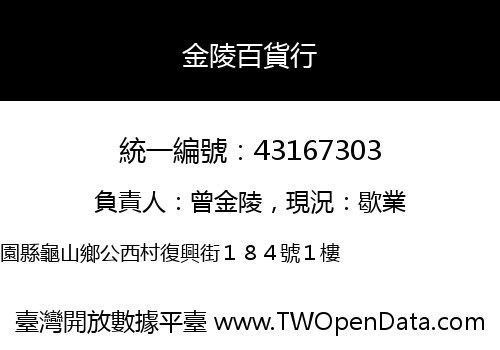 金陵百貨行