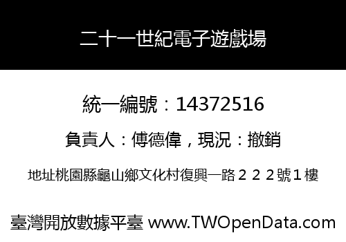 二十一世紀電子遊戲場
