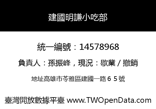 建國明謙小吃部