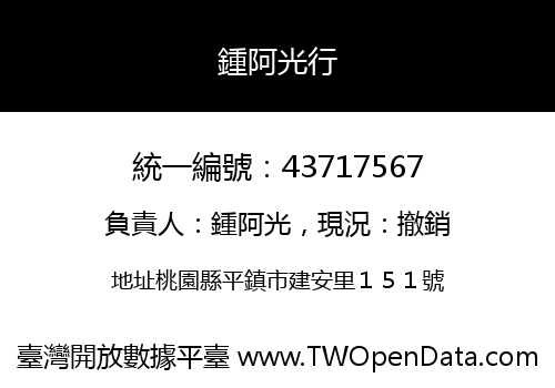 鍾阿光行