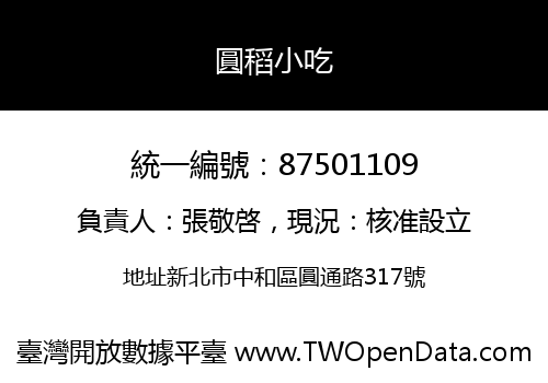 圓稻小吃