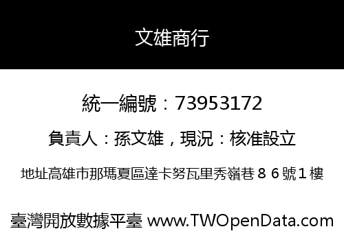 文雄商行