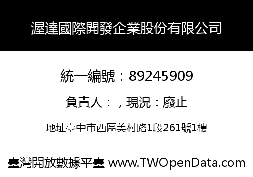 渥達國際開發企業股份有限公司