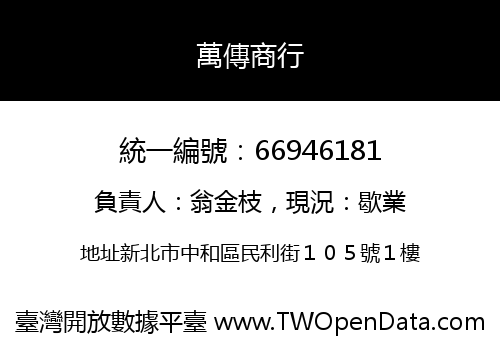 萬傳商行