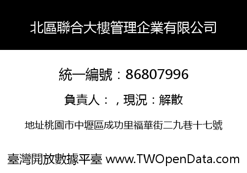北區聯合大樓管理企業有限公司