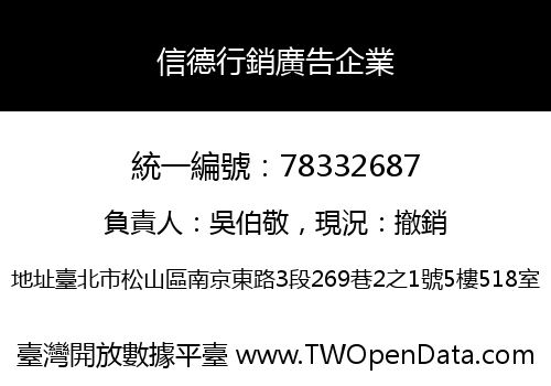 信德行銷廣告企業