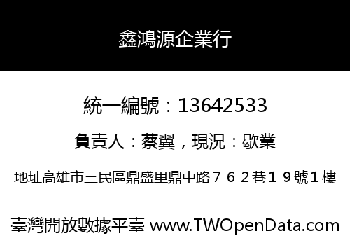 鑫鴻源企業行