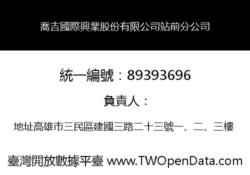 喬吉國際興業股份有限公司站前分公司