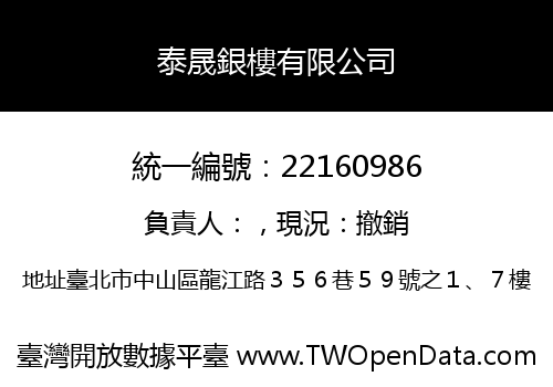 泰晟銀樓有限公司