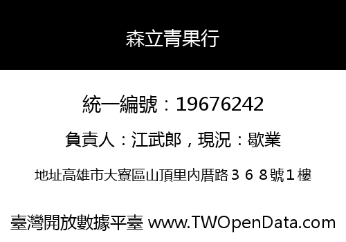 森立青果行