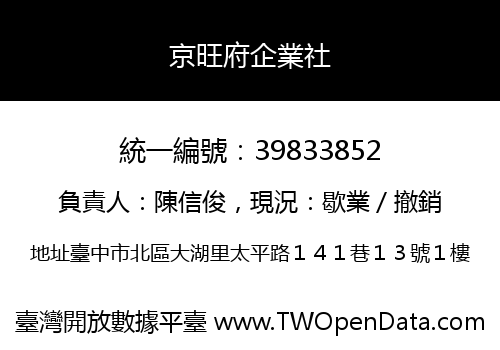 京旺府企業社