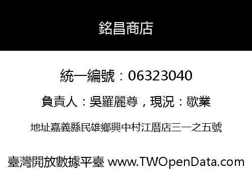 銘昌商店