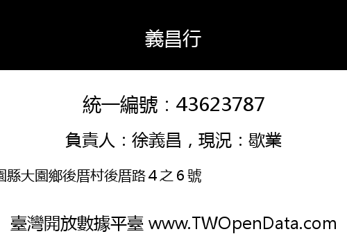 義昌行