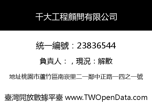 千大工程顧問有限公司