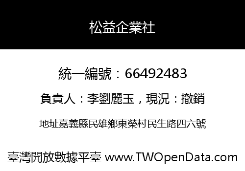 松益企業社
