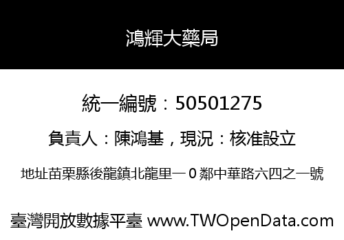 鴻輝大藥局