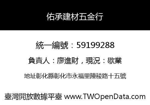 佑承建材五金行