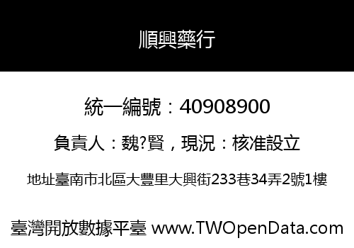 順興藥行
