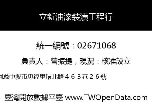 立新油漆裝潢工程行