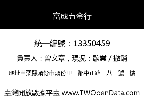 富成五金行