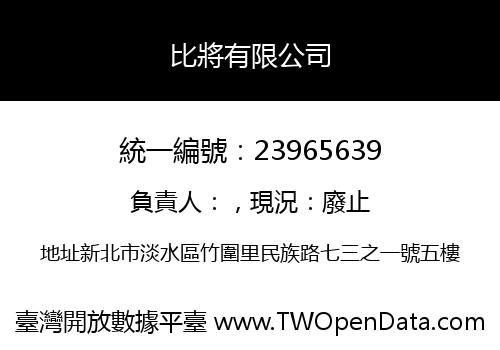 比將有限公司