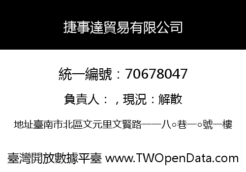 捷事達貿易有限公司