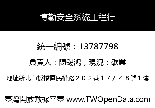 博勤安全系統工程行