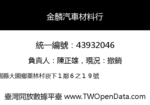金麟汽車材料行