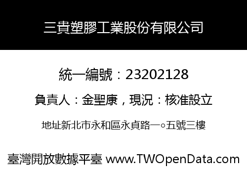 三貴塑膠工業股份有限公司