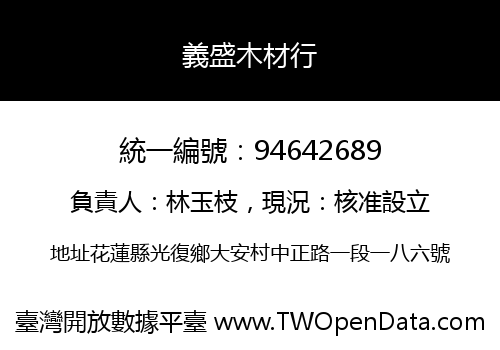義盛木材行