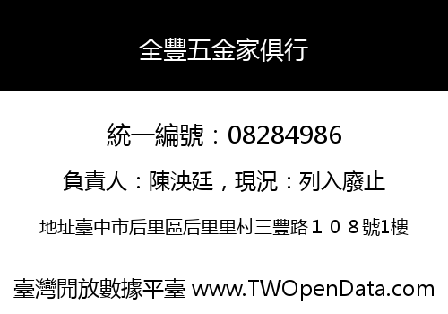 全豐五金家俱行
