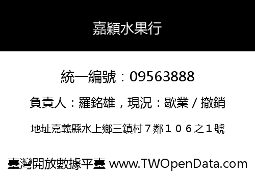 嘉穎水果行