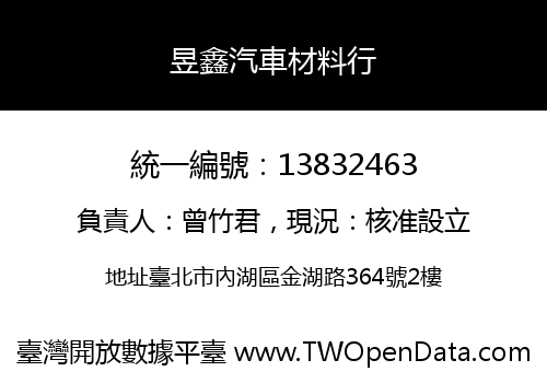 昱鑫汽車材料行