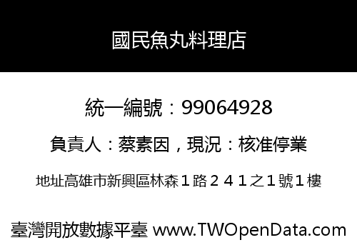 國民魚丸料理店